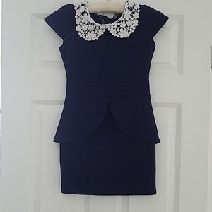 B-Tween navy pencil skirt dress